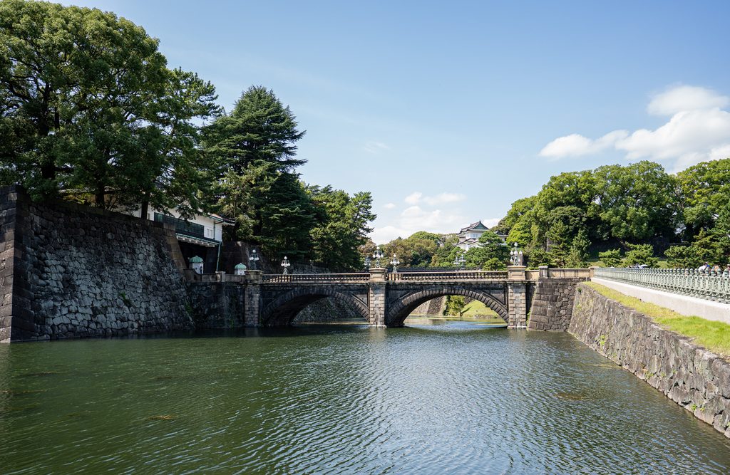 東京観光で撮影した皇居の二重橋