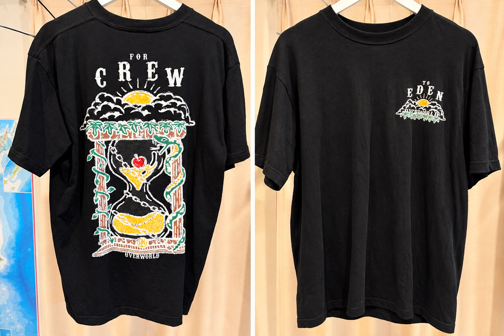 UVERworld EDEN Tシャツのフロントとバックデザイン